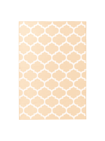 Outdoorteppich AKSU in Weiß/Beige - (W) 140 x (H) 0.3 x (L) 200 cm