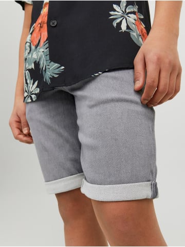 Jeans Shorts Oberschenkellang JJIRICK in Grau
