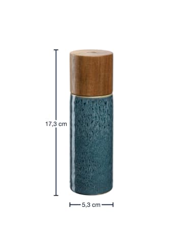 Gewürzmühle MATERA in Blau 17 cm