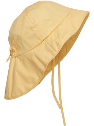 Kinder Hut "Sun hat w. string" in Gelb