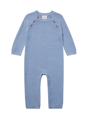 Strick-Overall in hellblau