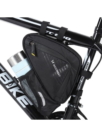 Fahrradtasche 1,5l unter dem Rahmen Schwarz in Schwarz