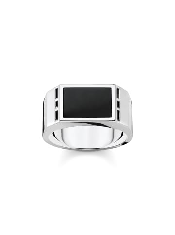 Thomas Sabo Ring schwarz 925 Sterlingsilber in silber, schwarz