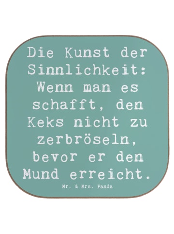 Bierdeckel Spruch Kunst der Sinnlichkeit mit Sp... in Meeresbrise