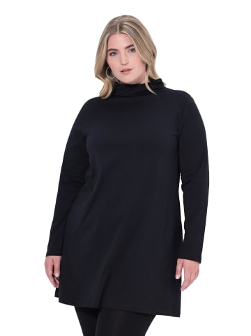Longshirt in schwarz