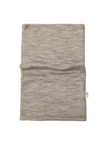 Schlauchschal Neckwarmer aus Merinowolle in sesam melange
