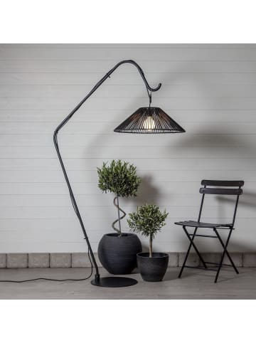 Bodenständer ,Mark für Outdoor-Lampenschirme, Metall, schwarz, 176cm
