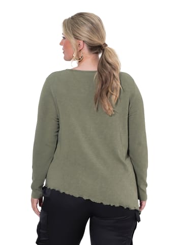 Pullover in schilfgrün