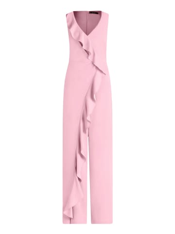 Jumpsuit mit Volant in Peony Blush