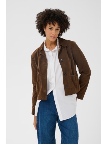 Lederjacke NemaPW Baggy fit in Carafe