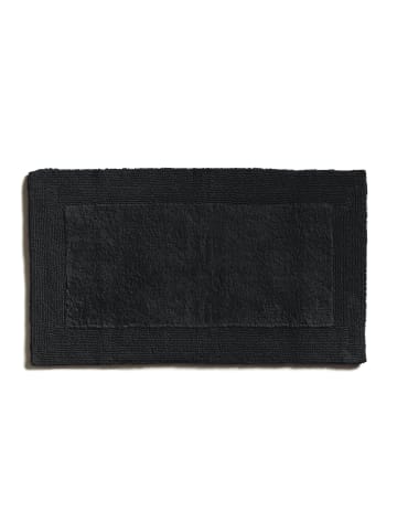 Badematte Doubleface in black