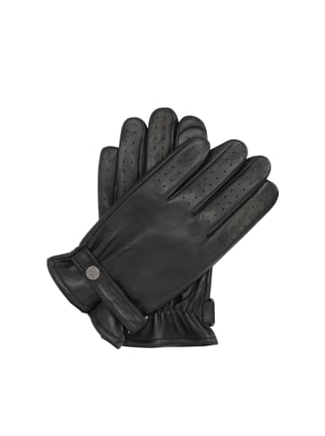Handschuhe (Echt-Leder) in Schwarz
