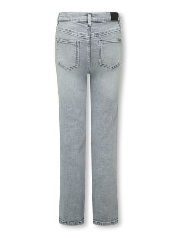 Jeans mit weitem Bein in Medium Grey Denim