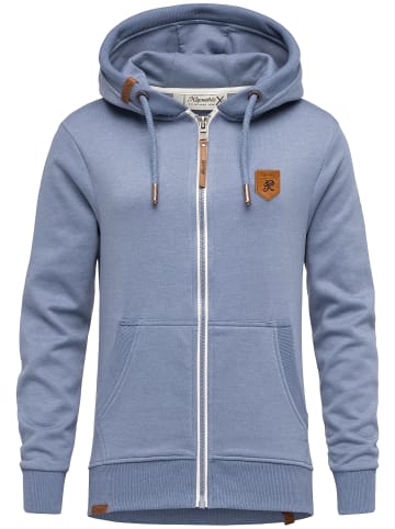Kapuzenpullover RORY in Blau Melange