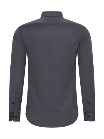 Business Hemd Slim Fit Premium Cotton-Stretch in Anthrazit