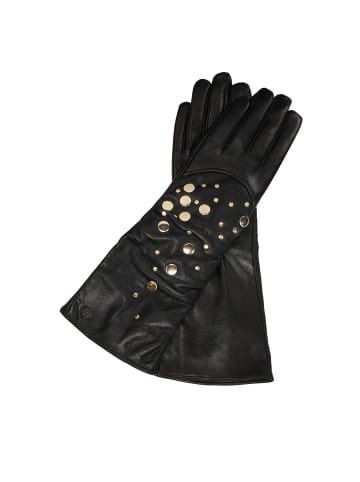 Handschuhe (Echt-Leder) in Schwarz