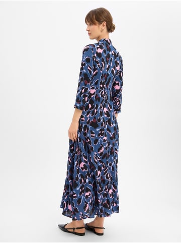 Kleid YASSavanna in blau mehrfarbig - 0012