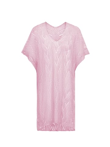 Damen Pullunder in Pink Melange