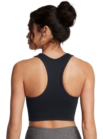 Sport-BH "Vanish Seamless Mid Bra" in Schwarz