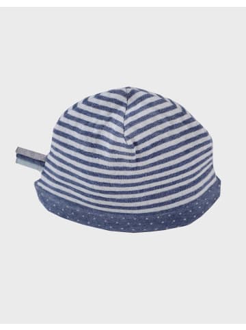 Baby-Mütze in Indigo Melange