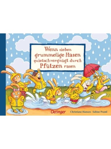 Buch - Wenn sieben grummelige Hasen quietschvergnügt durch Pfützen ra