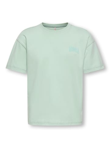 T-Shirt KOGHELEN LIFE S/S LOOSE TEE JRS in aqua foam