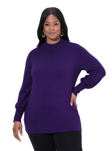 Pullover in dunkle lilie