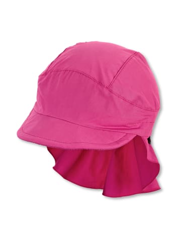 Schirmmütze mit Nackenschutz Basic in magenta