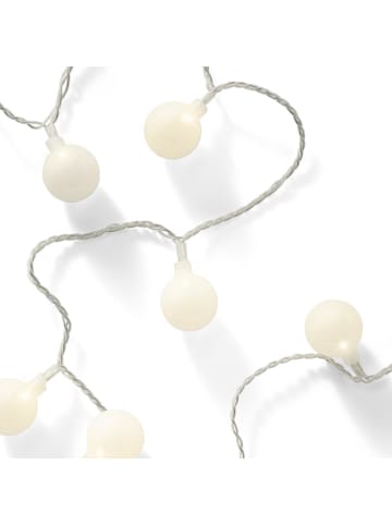 LED Lichterkette Berry/Cherry 60 XL Kugeln warmweiß L: 9m in weiß