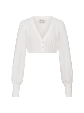 Dirndlbluse Charlotte Langarm in Creme