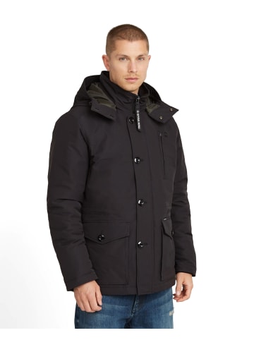 Vodan Padded Hooded Jacke dk black