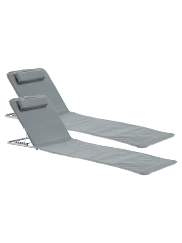 Strandmatte Cellorigo in Grau (L)160cm (B)49cm