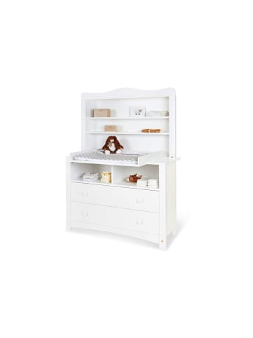 Wickelkommode Florentina extrabreit inkl. extrabreitem Regalaufsatz, 2-tlg.