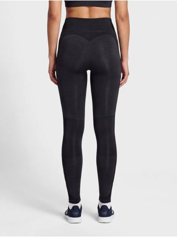 Leggings Hmlmt Shine Multisport Damen in BLACK MELANGE