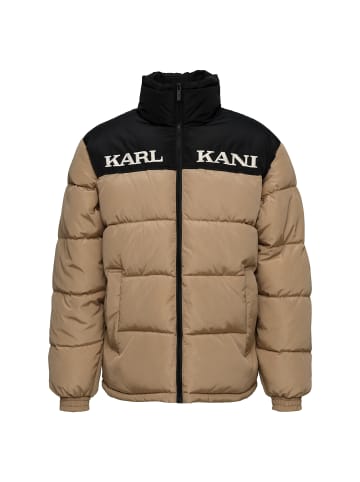 Retro Essential Puffer Jacket in Beige