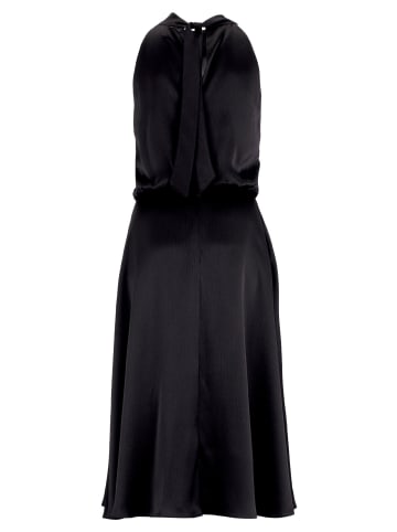 Cocktailkleid mit Stehkragen in Schwarz