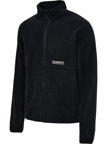 Kinder Fleecejacke/Fleecepullover "Hmlpulse Fleece Jacket" in Schwarz