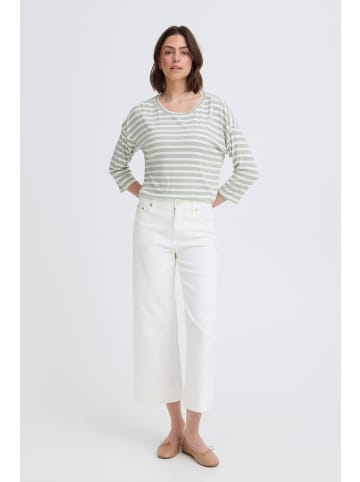 Langarm FRCANO Regular fit in DESERT SAGE STRIPE