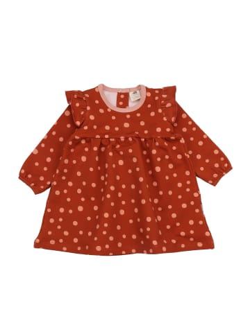 Kleid Brown Dots-Sweat Dress