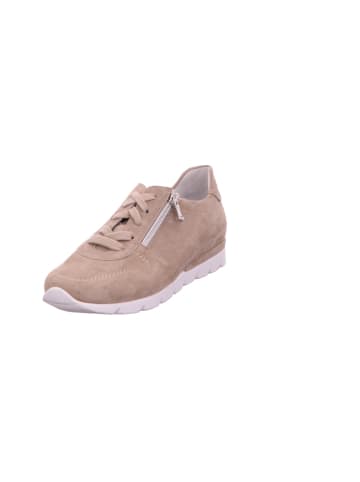 Komfort Schnürschuh in beige