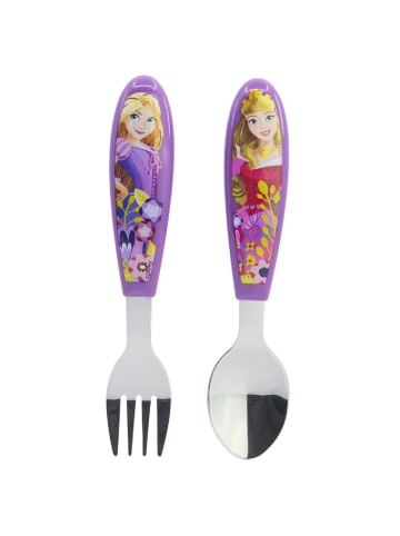 Disney Princess Kinderbesteck Set 2-teilig – Löffel & Gabel in Lila