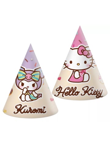 Hello Kitty Kuromi Partyhut, Kegel 6 Stück