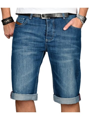 A. Salvarini Filippo Herren Shorts kurze Hosen in Blau