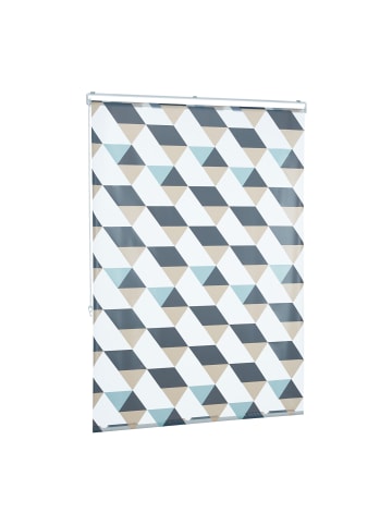 Duschrollo Triangle in Bunt - (B)120 x (H)240 cm