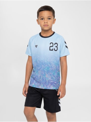 T-Shirt Hmlshimmer Kinder in SKYWAY/BLACK