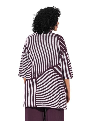 Strickjacke in dunkle pflaume