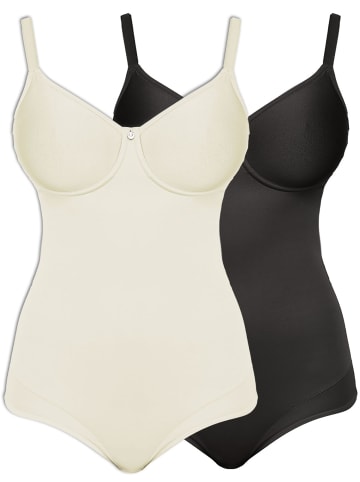 2er Pack Body mit Bügel Catania in Champagner Schwarz