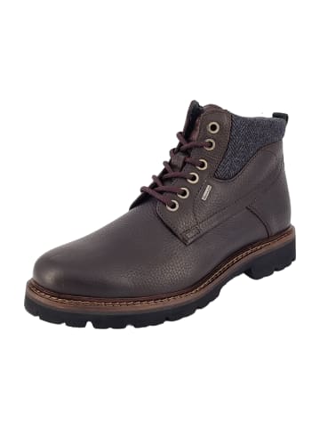 Schnürstiefeletten in Braun