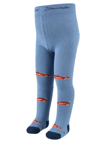Strumpfhose Autos in mittelblau