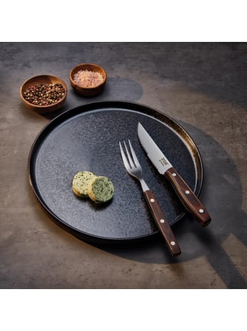 2-tlg. Steakmesser Set PORTERHOUSE in braun